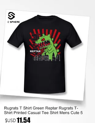 Rugrats худи Green Reptar Rugrats толстовки Красный Длинный пуловер худи мужские повседневные хлопковые уличные теплые толстовки