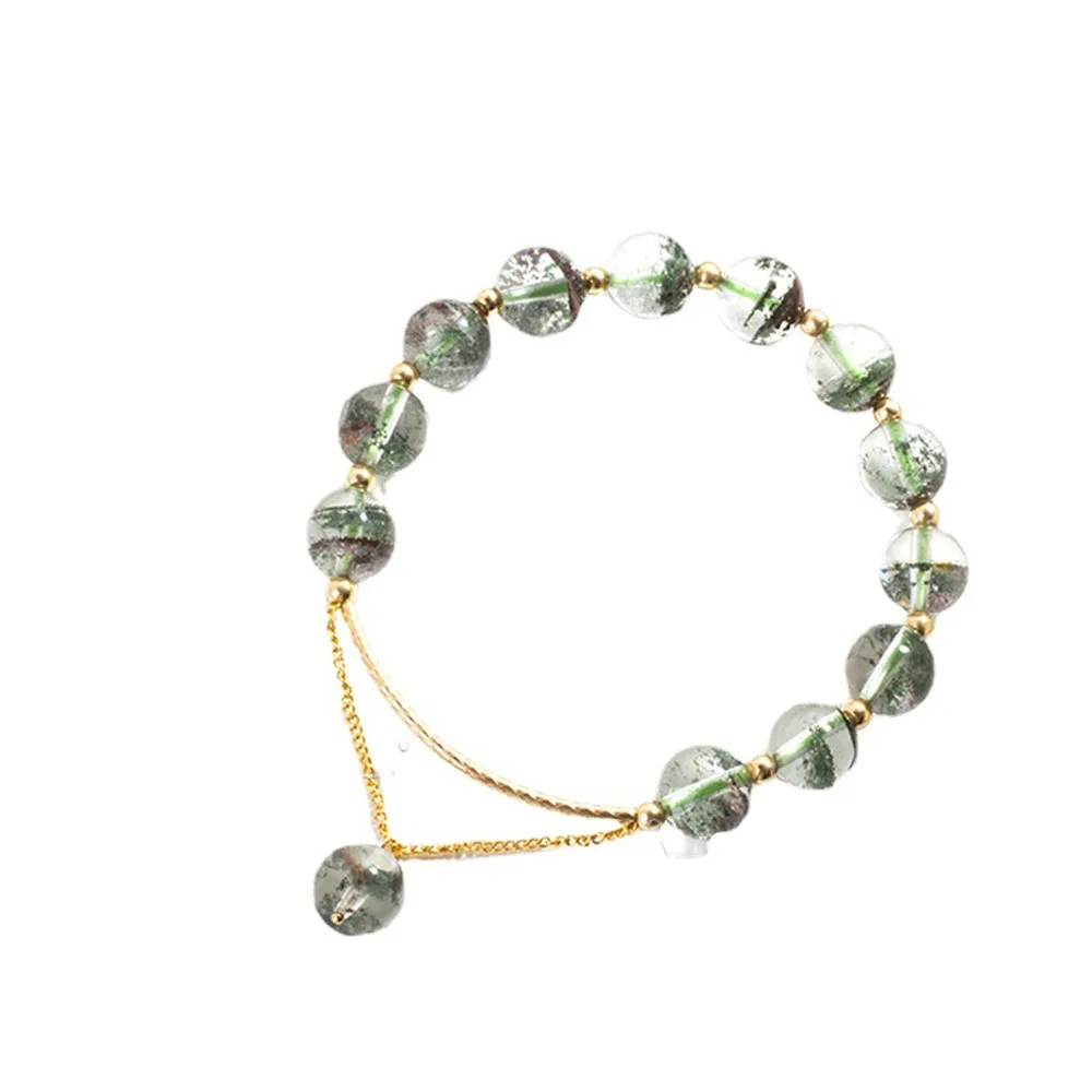 

Natural Fashion Adjustable Beads Crystal Bracelet Jewelry Bracelets Gypsophila Crystal Bracelet Jewelry Beads Lovers Woman Gift