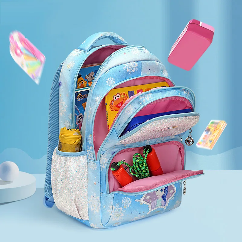 

2021 Waterproof School bags Orthopedic princess Backpack Children Kids Book Bag primay school Backpacks Girls mochila infantil