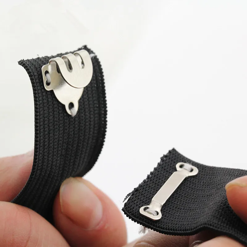 10 шт./лот застежка-крючок металлическая пряжка невидимая пуговица для