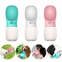 portable pet dog water bottle travel puppy cat water dispenser outdoor drinking bowl pet feeder 350ml 500ml for small large dogs