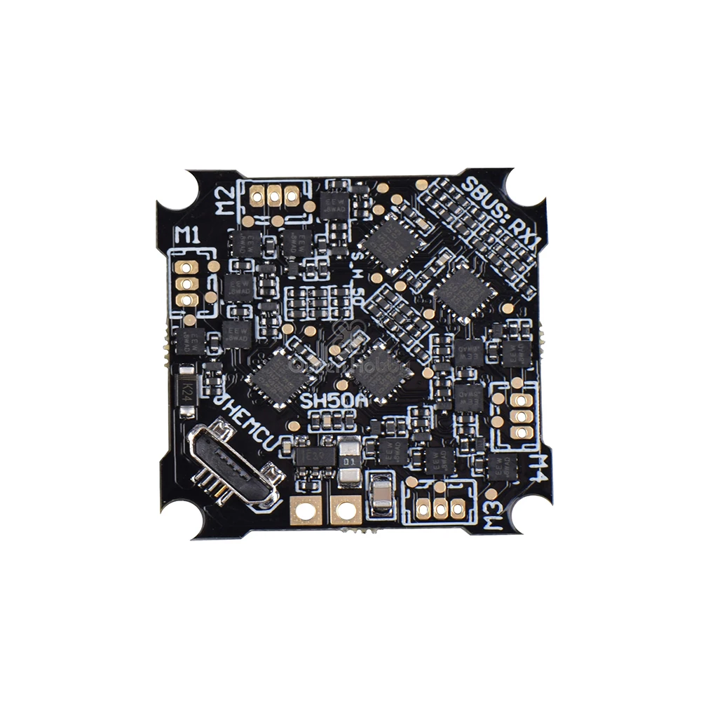 

SH50A OSD BEC 2.5A Flight Control 5A ESC AIO 2-3S for RC toothpick Drone FPV Racing MPU6000 F411