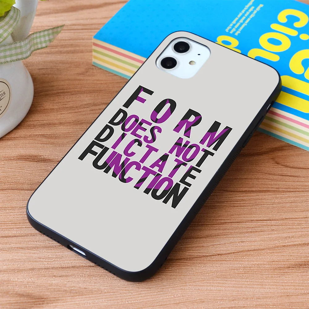 

For iPhone Form vs Function Soft TPU border Apple iPhone Case