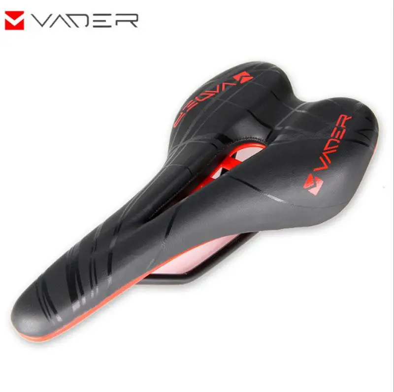 Купи Bicycle Saddle Vader Breathable Waterproof Pu Leather Mountain Road Bike Saddle Seat Comfort Foam Cycling Saddle Cushion Seat за 792 рублей в магазине AliExpress