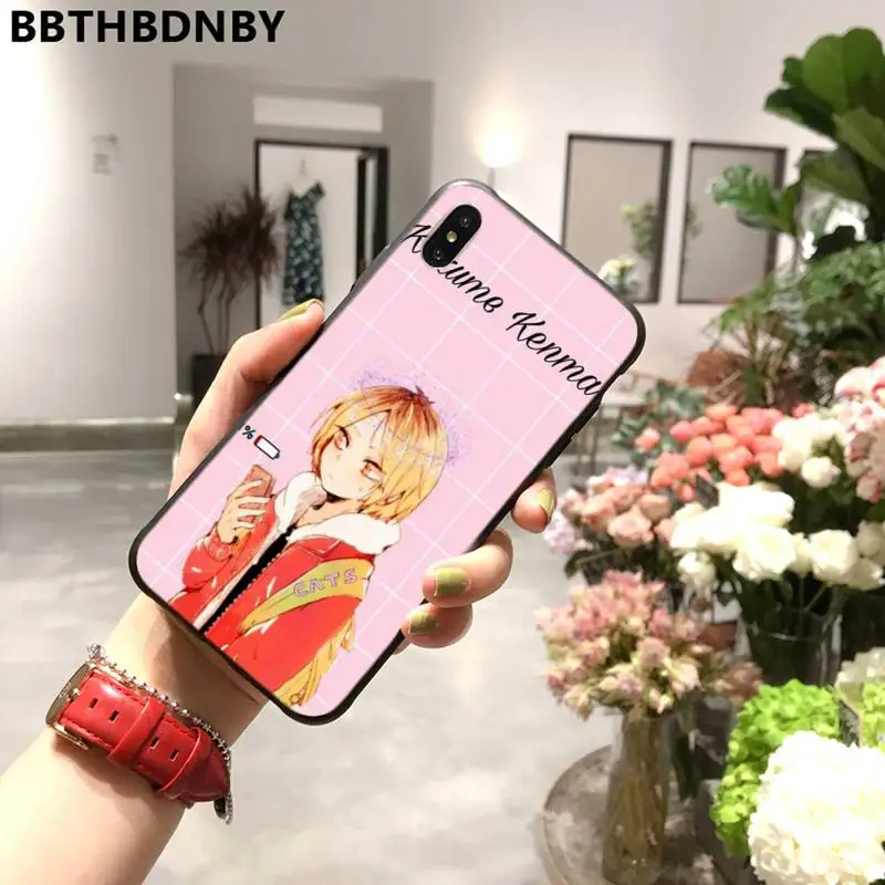 

Kenma Kozume of Haikyuu Anime Phone Cases for iPhone 11 12 mini pro XS MAX 8 7 6 6S Plus X 5S SE 2020 XR