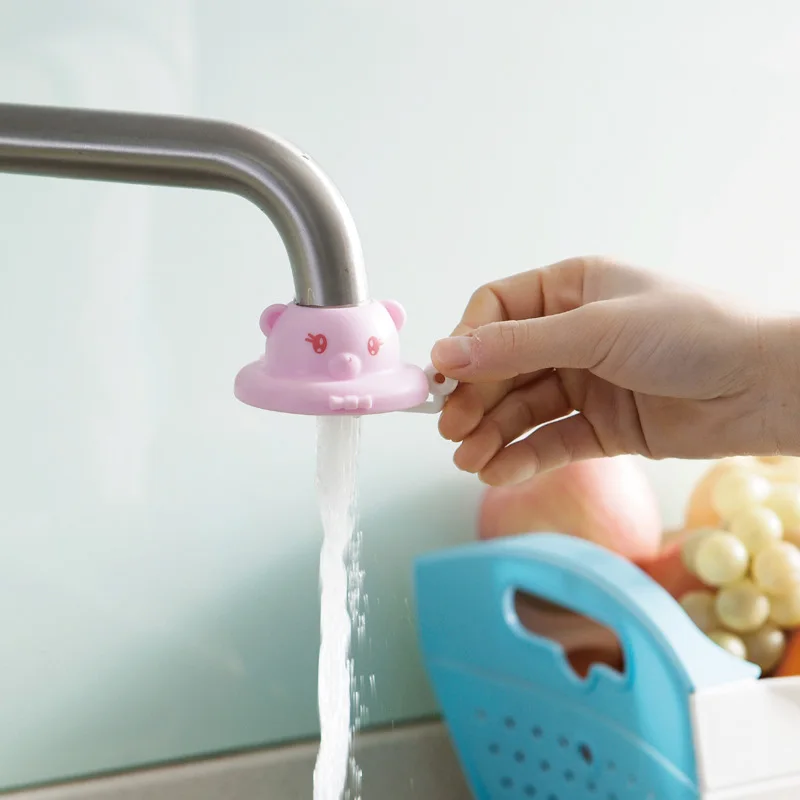 Кухонный мультяшный регулируемый кран с клапаном смеситель для ванной комнаты