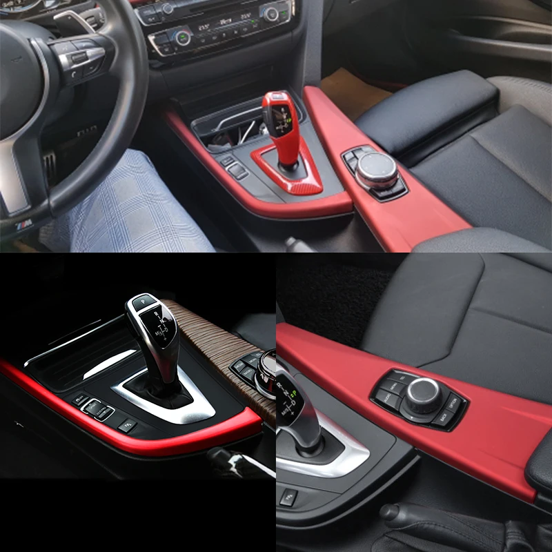 

For BMW 3 4 Series 3GT F30 F31 F32 F34 F36 316li 320li Car Accessories Control Gear Shift panel decorative strip cover trim