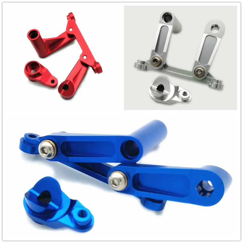 

for 1/10 Losi Baja Rey Rock Rey Steering Servo Steering Assembly LOS231008 Aluminum