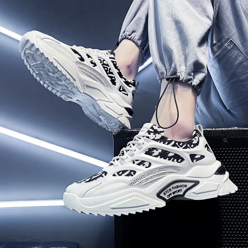 

Новинка, мужские туфли на толстой подошве, сезон весна-лето 2021, подходящие цвета мужские спортивные ботинки, мужская обувь