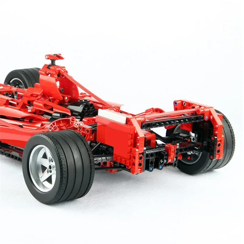 1242 шт. формула гоночный автомобиль 1:8 модель строительных блоков в форме миньона