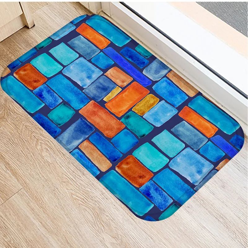 Замши нескользящий коврик для ванной Ванная комната Кухня лежак дома вход