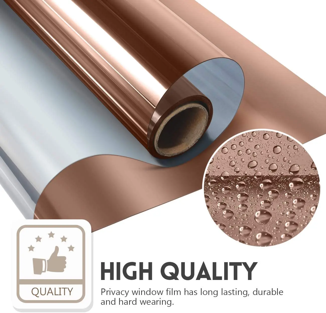 Односторонняя зеркальная тонировка для окон виниловые наклейки с УФ