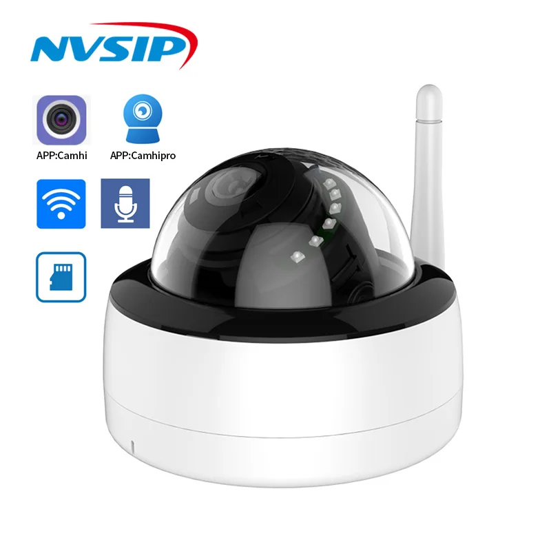 HD WIFI камера ONVIF Антивандальная ip WiFi со слотом для sd карты P2P Обнаружение движения