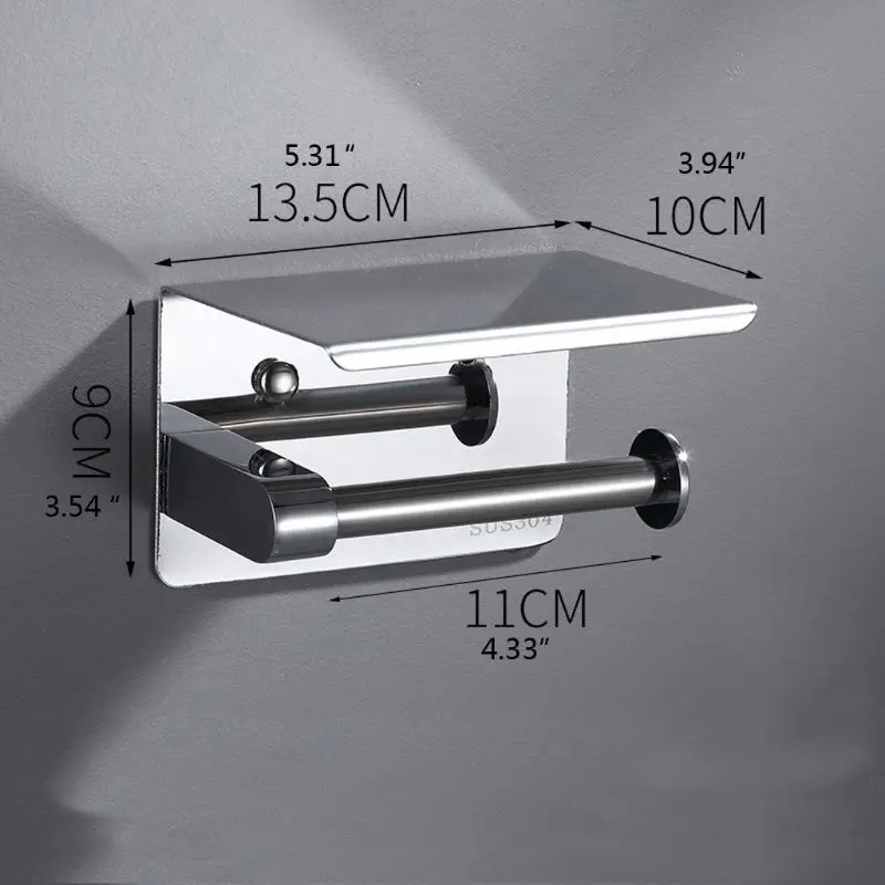 Держатель туалетной бумаги из нержавеющей стали 304 вешалка для полотенец в