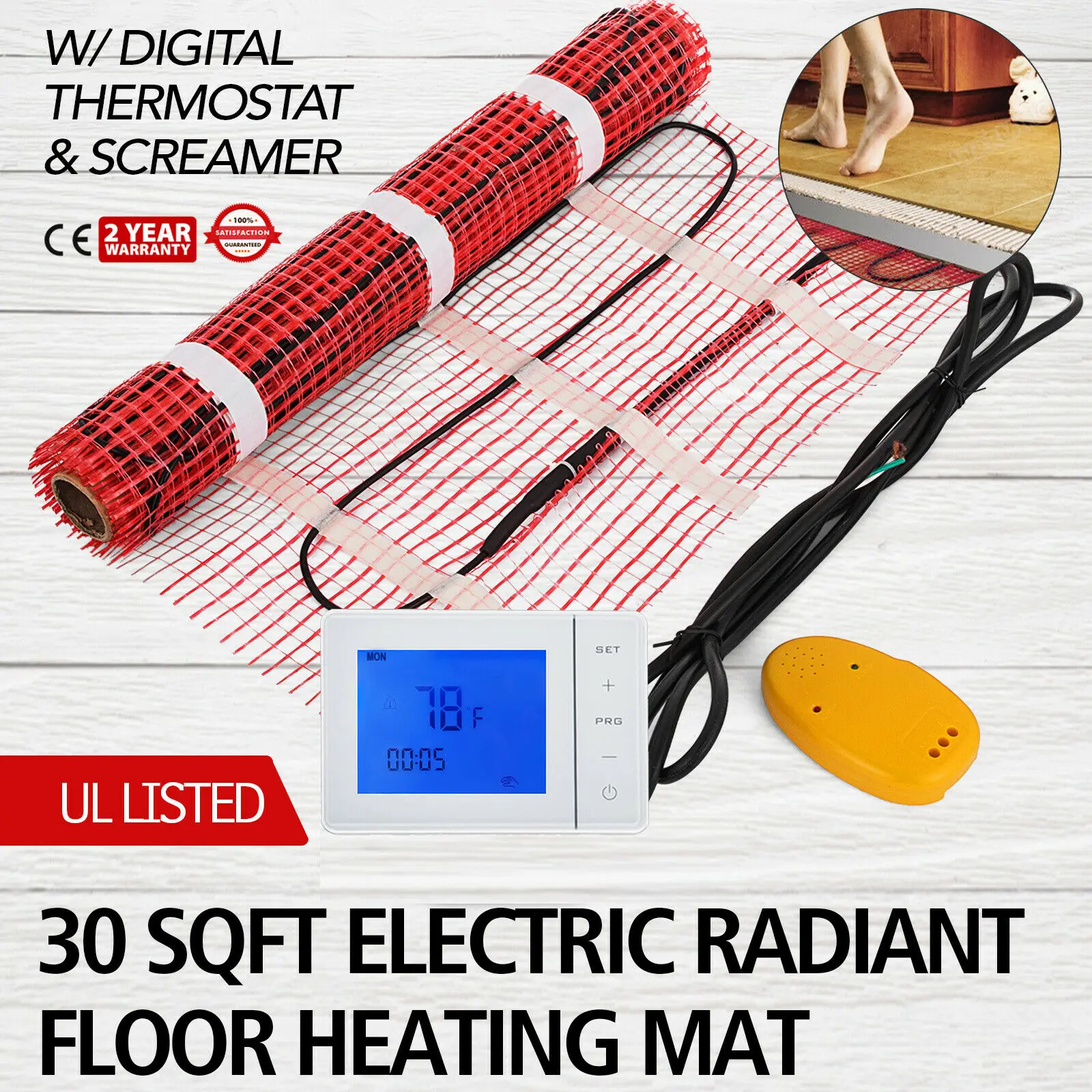 Сильно совместимая электрическая система подогрева пола и регулируемый