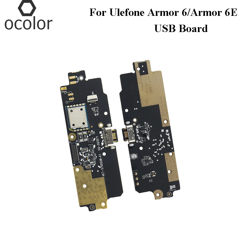 Ocolor для UleFone Armor 6 USB разъем плата зарядки в сборе запасные части 6E Мобильный
