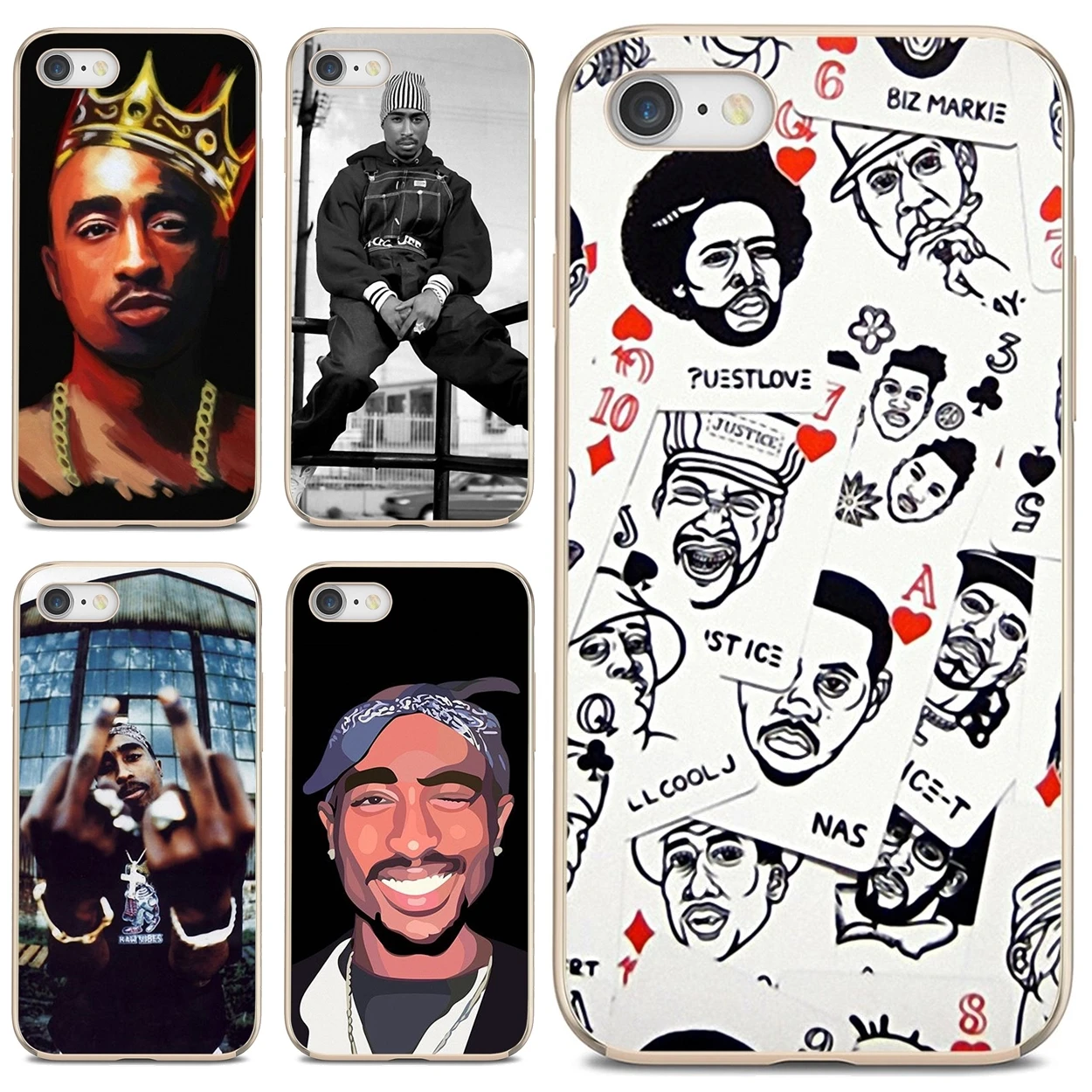 

For iPhone 10 11 12 13 Mini Pro 4S 5S SE 5C 6 6S 7 8 X XR XS Plus Max 2020 2Pac Tupac Shakur Hip Hop Rapper Soft Skin Case