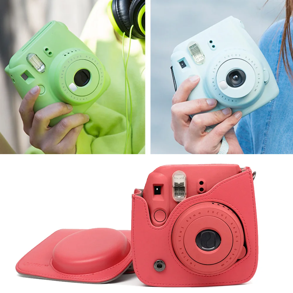Чехол сумочка Besegad из искусственной кожи защитный чехол для Polaroid Fujifilm Instax Mini 9 Mini9