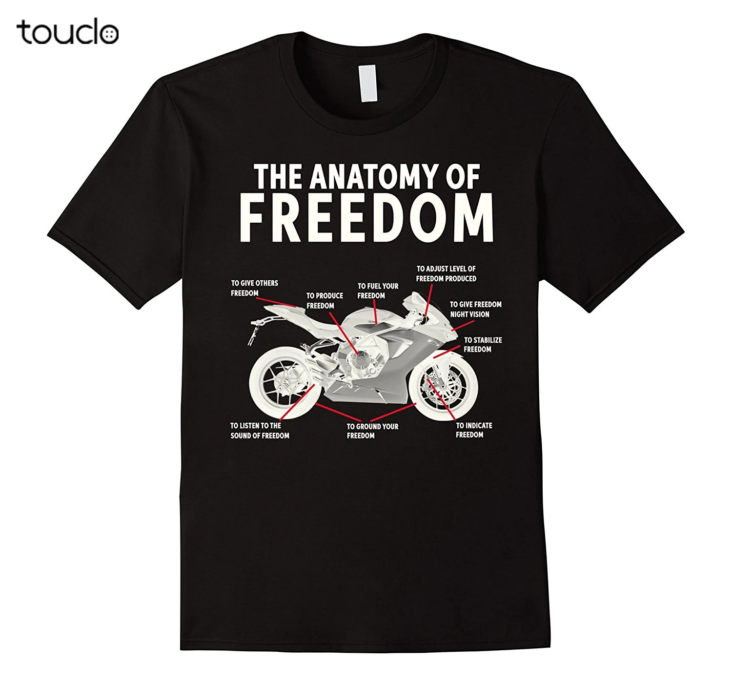 Новинка 2019 повседневная мотоциклетная футболка с коротким рукавом Анатомия