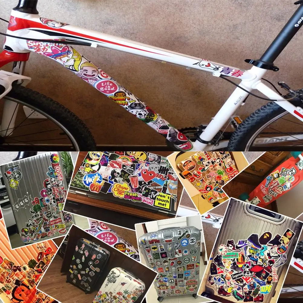 100 шт./компл. Хэллоуин мультфильм наклейка ноутбук багаж автомобиль холодильник