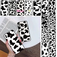 yinuoda cow print phone case cover for xiaomi redmi 4x 5plus 6a 7 7a 8 8a redmi note 4 5 7 8 9 note 8t 8pro 9pro