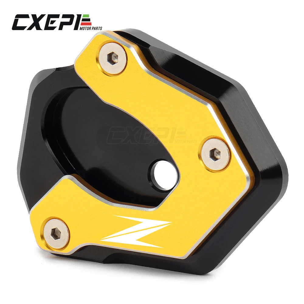 

2020 New Motorcycle cnc Kickstand Plate Extension Pad Stand Enlarger For Kawasaki ER-6N ER6N Z650 Z900 Z900RS Z1000 Z1000SX