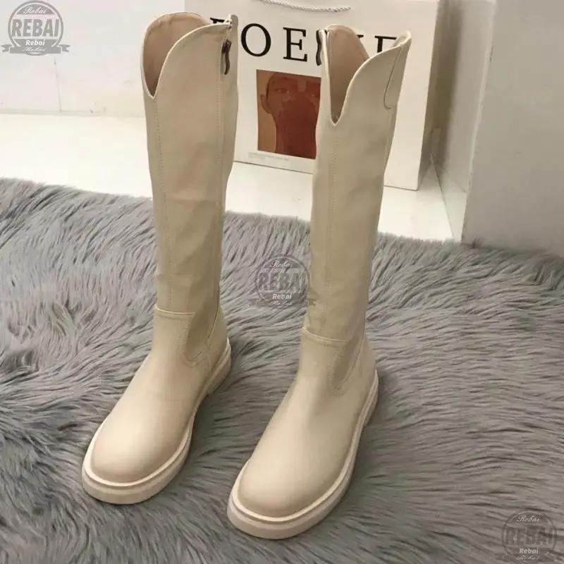 

Women's Boots Martin Boots Thick-soled Thick-soled Thick-heeled Boots New Fashion Thick-soled Thick-heeled Boots Knight Boots