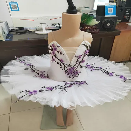 

Children's ballet skirt performance costume little swan dance tutu fluffy tulle skirt suspender girl ballet performance costume