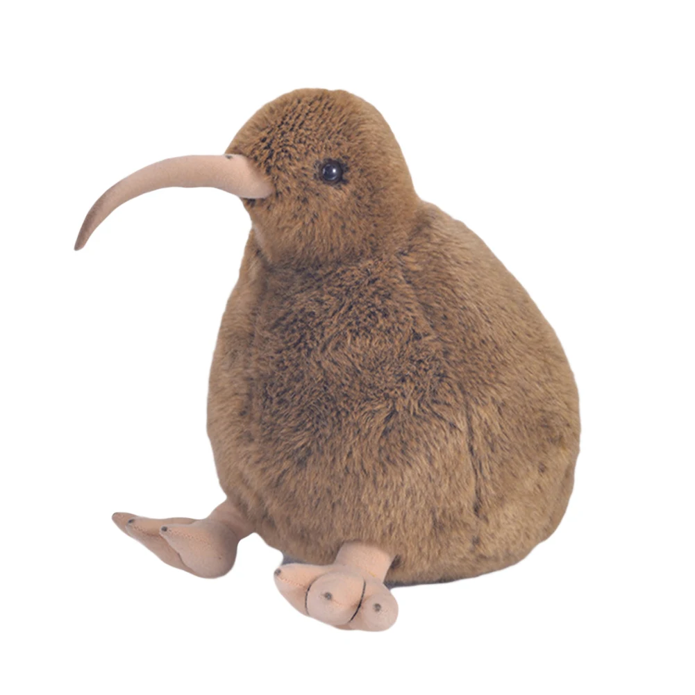 

28cm Funny Cute Simulation Kiwi Bird Plush Stuffed Doll Home Desktop Decor Model Kids Toys for childred Kids Birthday Gift