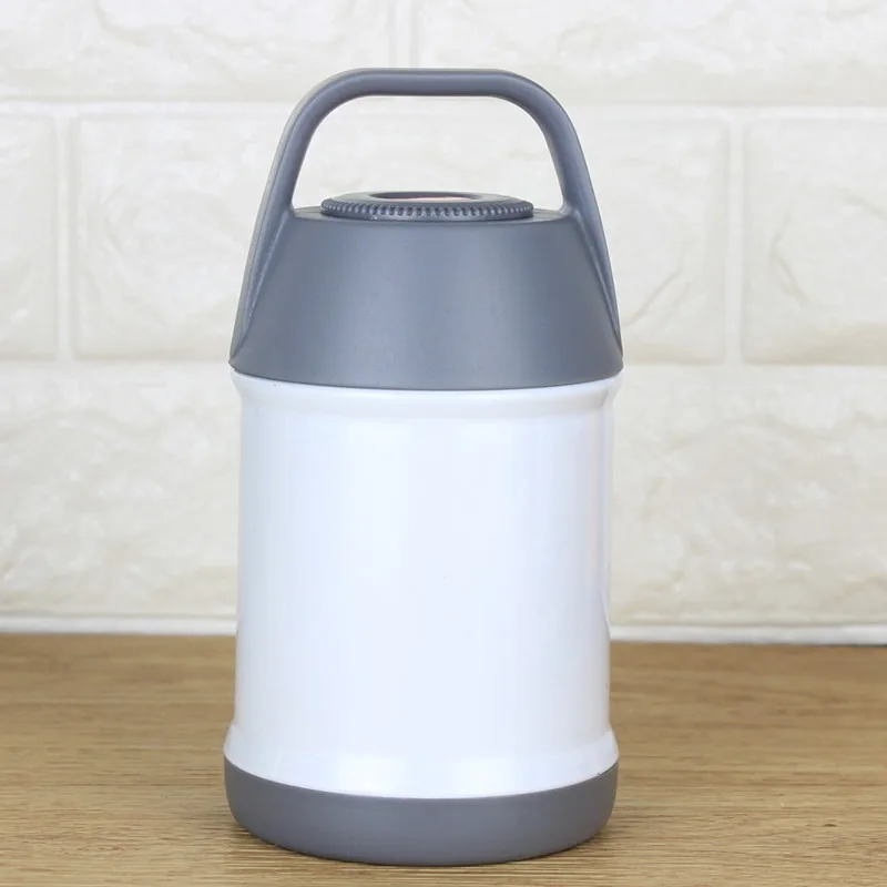 

High-quality 304 double-layer vacuum stainless steel beaker portable thermal insulation lunch box large capacity braising beaker