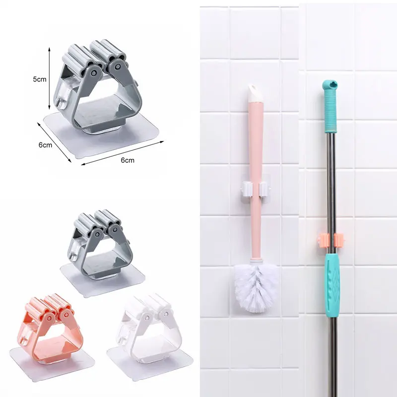 Угловой органайзер для ванной комнаты держатель метлы клей метла зажим швабры не