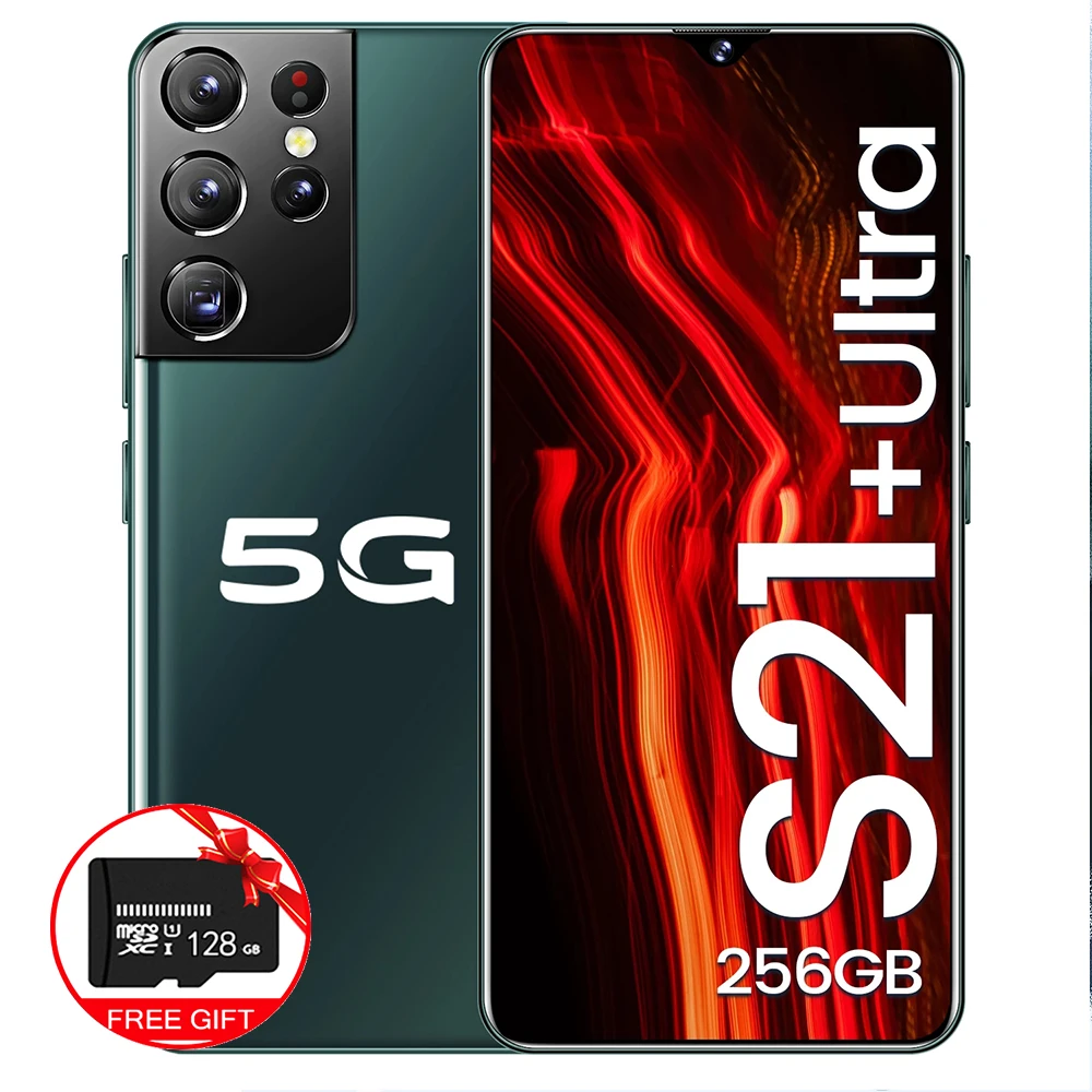 

Sumsnug Galaxy S21+ Ultra 6.7 Inch Global Version Smartphone Full Screen 16+512GB 6800mAh Android 10 Unlocked 4G 5G Mobilephone