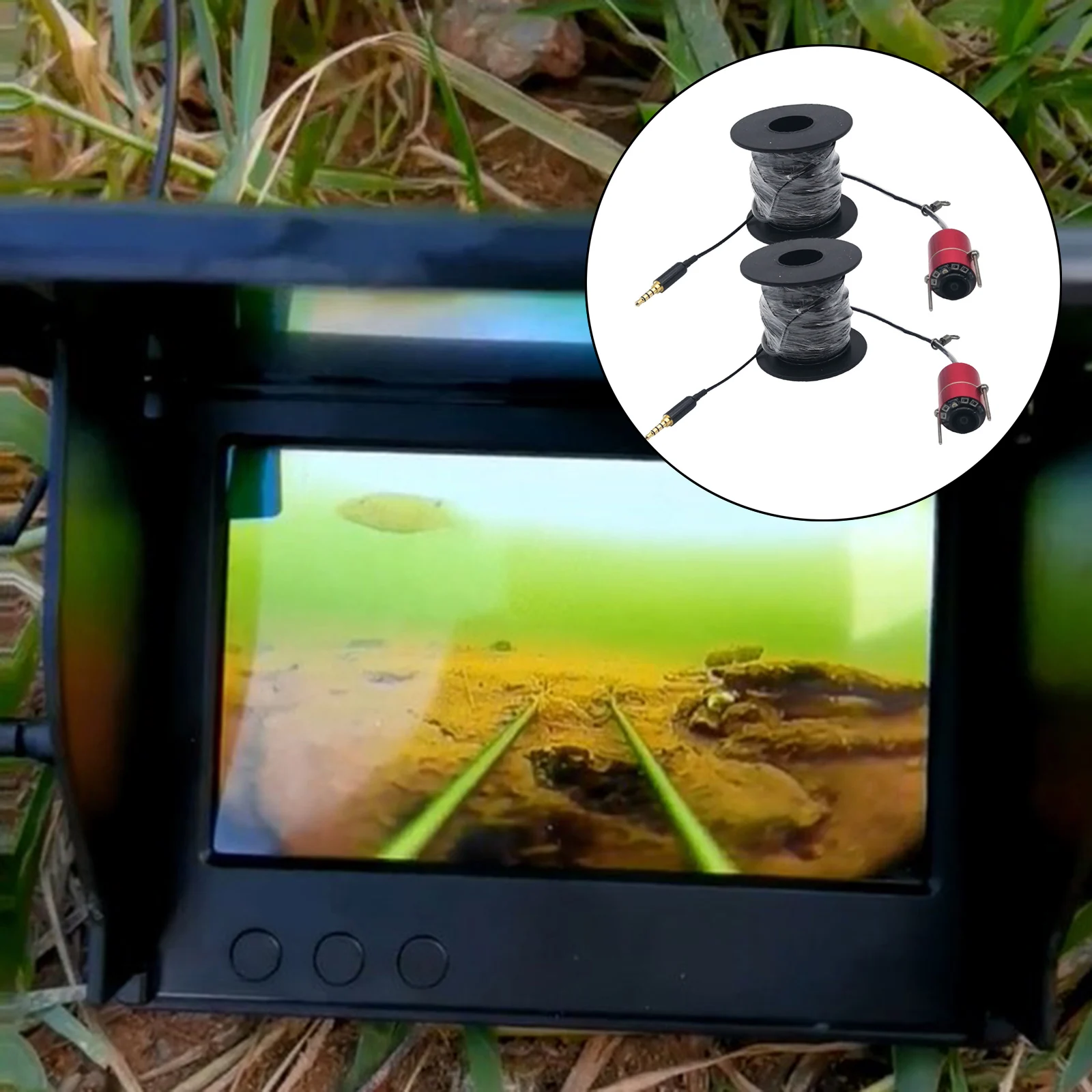 

Single Fishing Camera for Fish Finder with Cable Underwater Camera Recorder System High Resolution Fishing Tackle Accessories