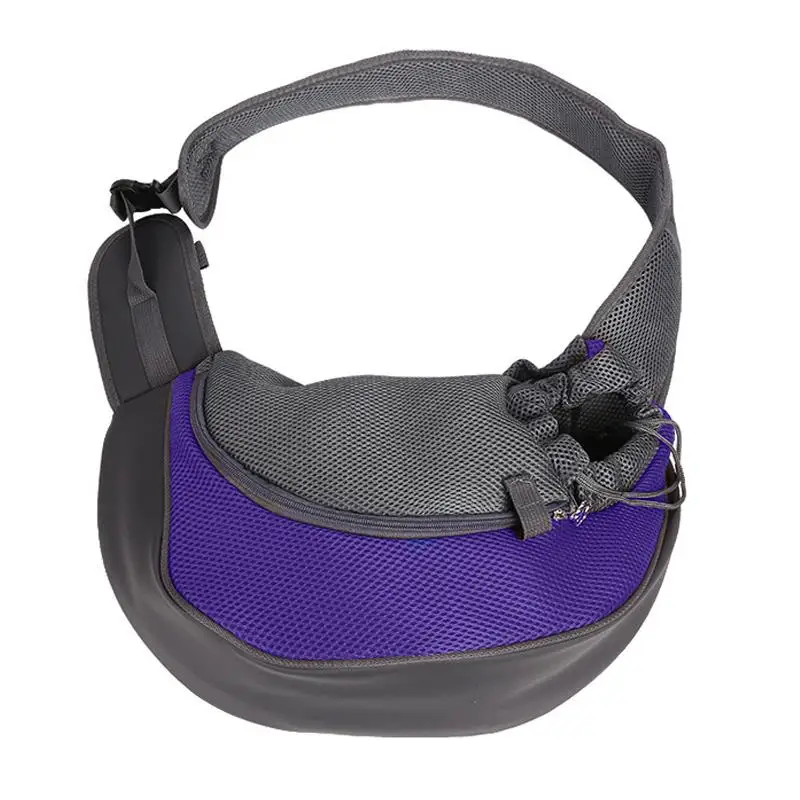 Purple Сумка для питомцев, переносная Наплечная Сумка для кошек и собак, дышащая сетчатая сумка на плечо для домашних животных, рюкзак для домашних животных, товары для домашних животных, S L - Цвет: Purple