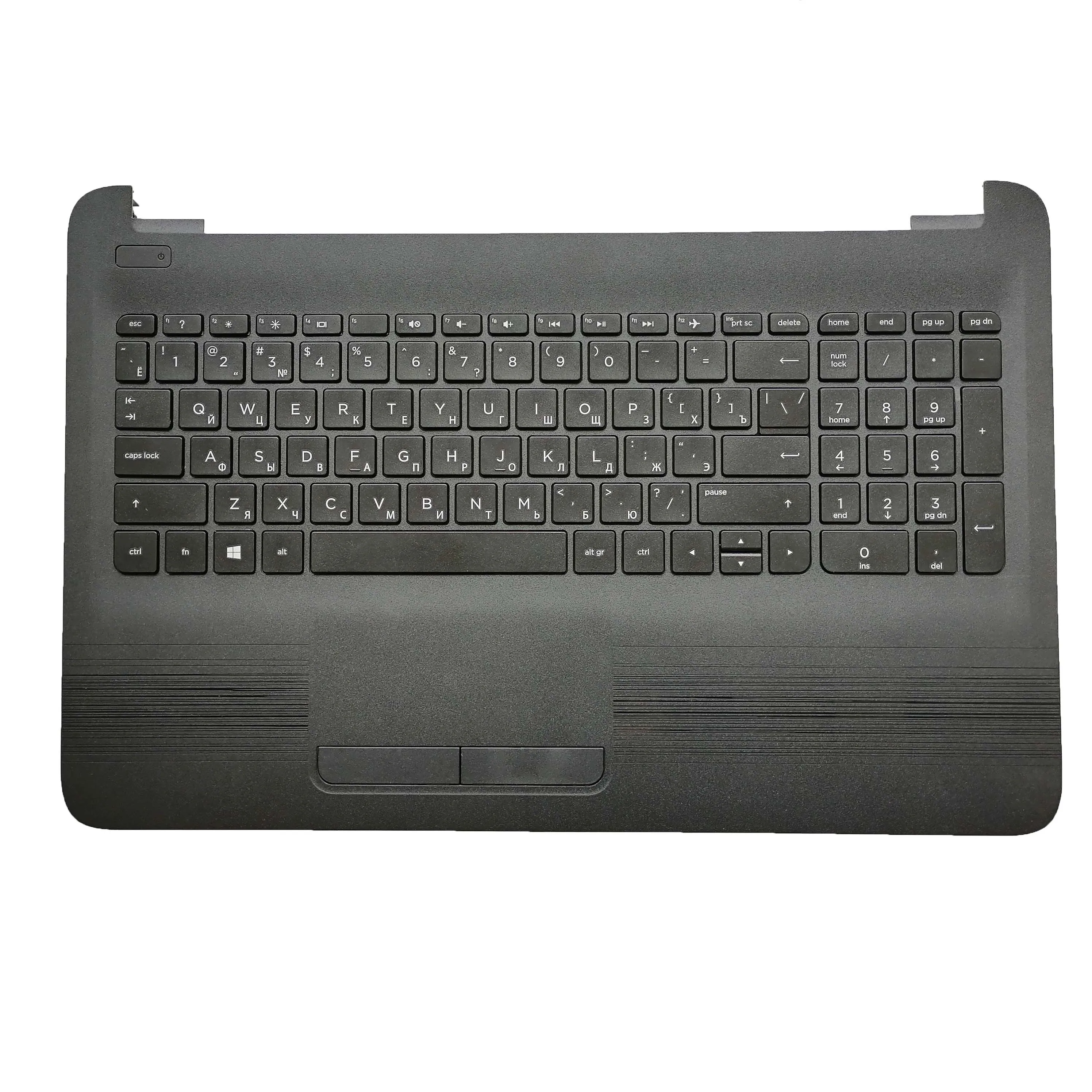 New RU Keyboard For HP Pavilion 15-AY 15-AC 15-BA 250 255 G4 G5 TPN-C125 Laptop Palmrest Upper Top Case Cover 855027-001 Black