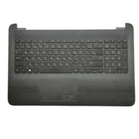 new for hp pavilion 15 ay 15 ac 15 ba tpn c125 laptop palmrest upper case cover with russian keyboard 855027 001 black