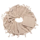 30 шт.компл. Льняная сумка на шнурке, свадебные подарочные сумки, сумочки для подарков на день рождения, держатель для косметики, ювелирные изделия