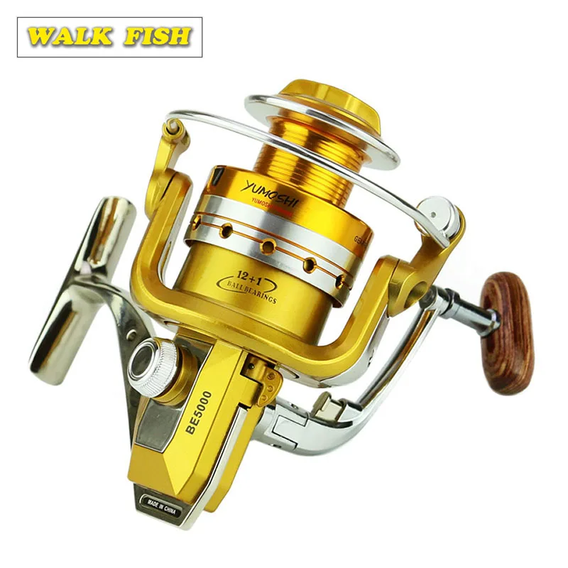 WALK FISH рыболовная Катушка 12 + 1BB 5 5: 1 спиннинговая Рыболовная катушка для ловли