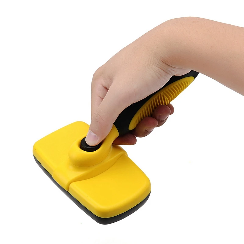 Самоочищающаяся щетка для собак удобная маленькая большая Расческа инструмент