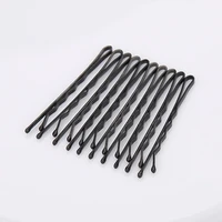 100 pcscard professional makeup hair maker accessories tools round toe black hair clip headwear bobby pins tool hot sale