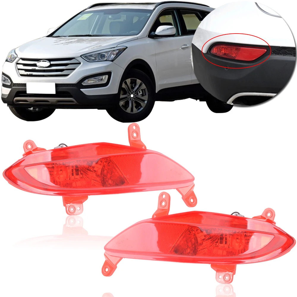 CAPQX для Hyundai Santa Fe Santafe IX45 2013 2014 2015 заднего бампера Туман светильник тормозной хвост