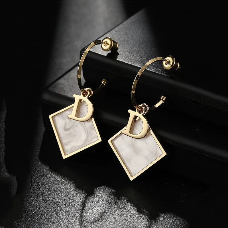 

NEW luxury drop jewelry earrings Fashion collocation acrylic big earrings for women 2020 Statement Earrings