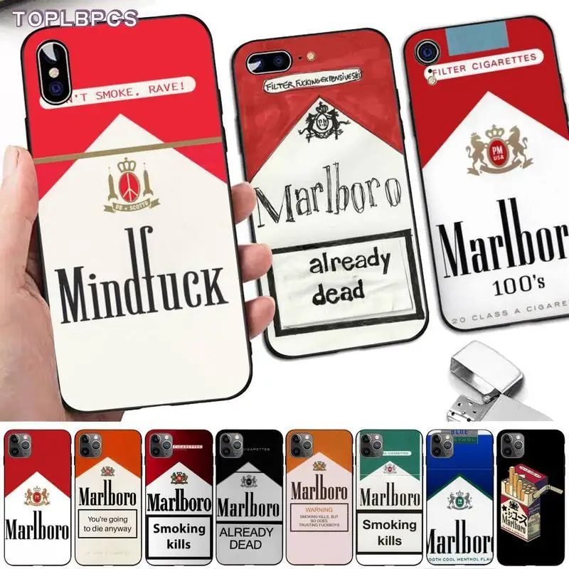 TOPLBPCS чехол для телефона с защитой от сигарет и марихуаны iPhone 8 7 6 6S Plus X 5 фотосессия