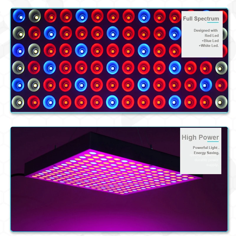 1000W светодиодный светильник полный спектр лампа для растений Фито расти палатку