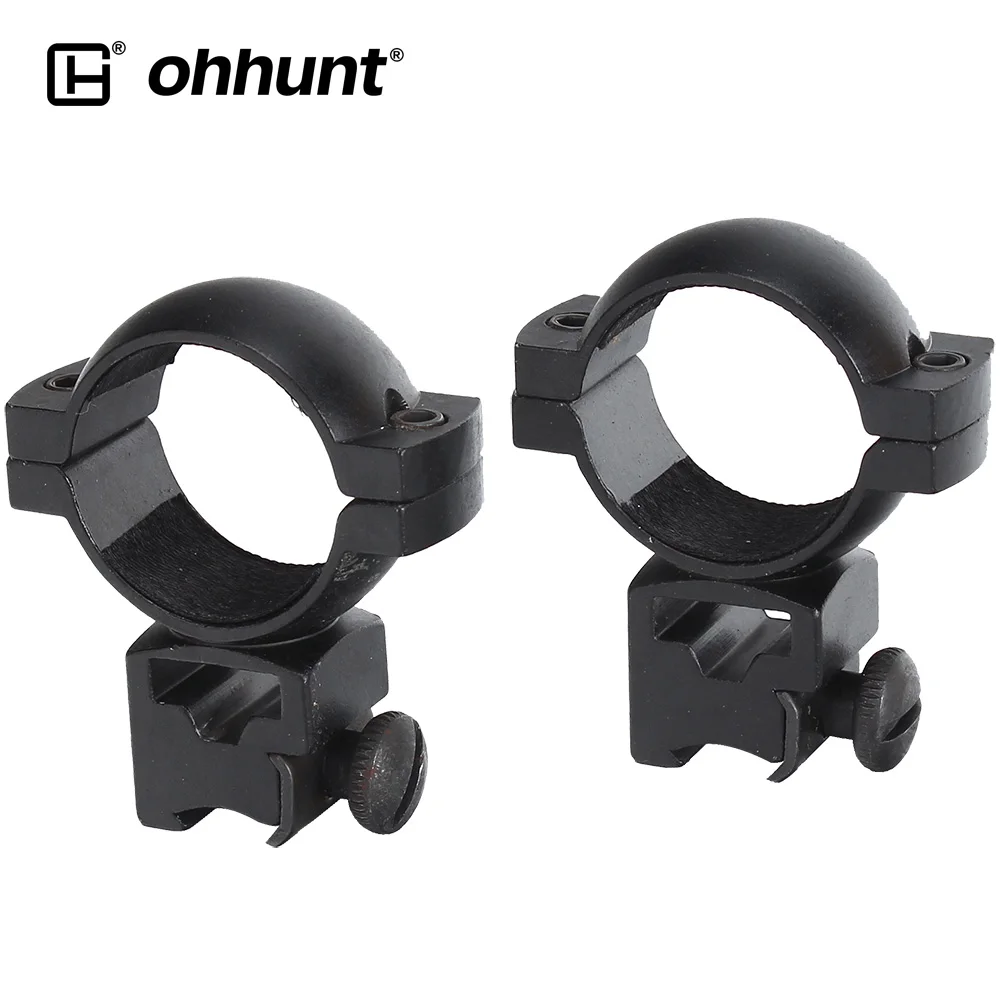 

ohhunt 30mm 1.18 Inch Diameter High Profile 11mm Dovetail Style 3/8th Airgun Rings Hunting Rifle Scope Mount Ring