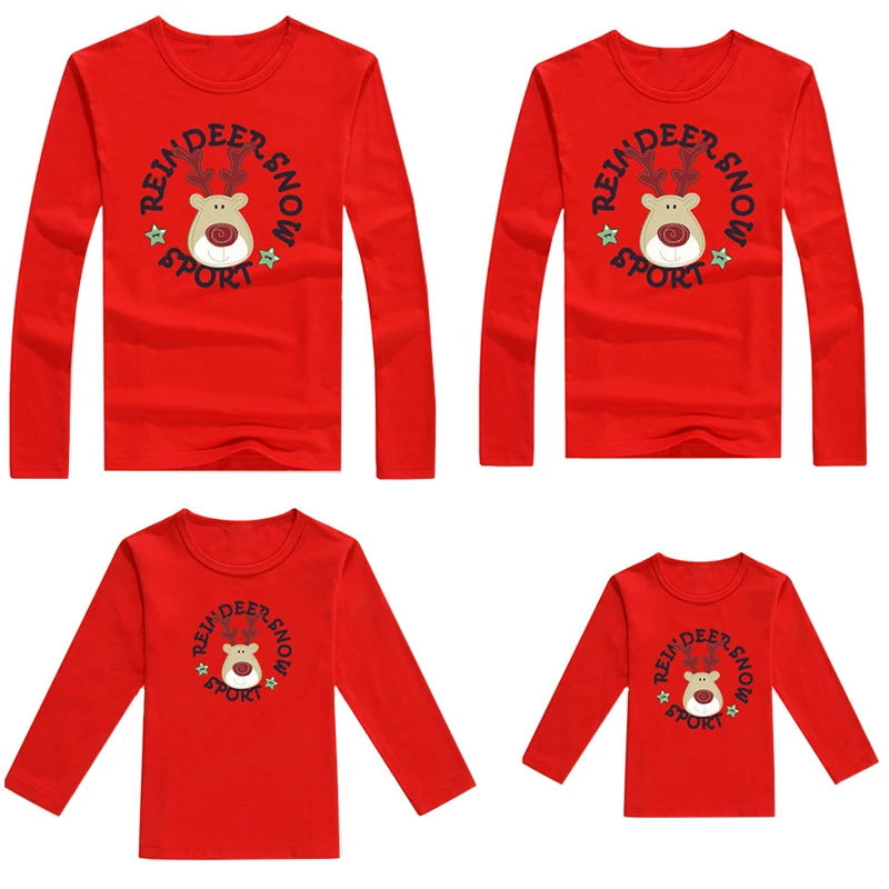 Рождественский семейный костюм для папы мамы и меня дочки сына новогодние