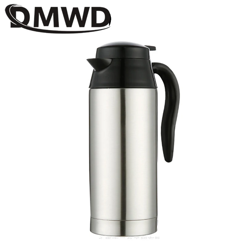 

750ML Car Heating Cup Auto 12V 24V Stainless Steel Electric Kettle Mug Travel Water Boiling Pot Cigarette Lighter Thermos Heater