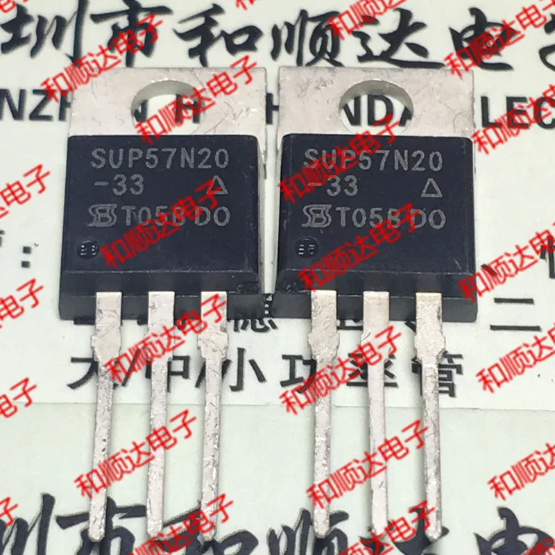

Оригинальный Новый 5 шт./SUP57N20-33-220 200V 57A