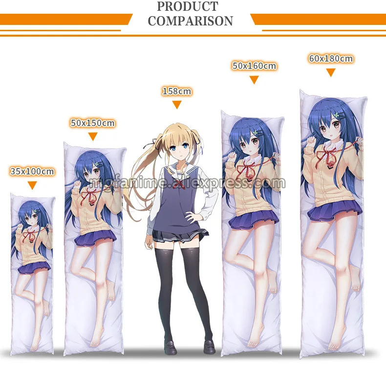 MGF Oresuki Pansy Dakimakura Чехол аниме обнимающий тело Чехол для подушки