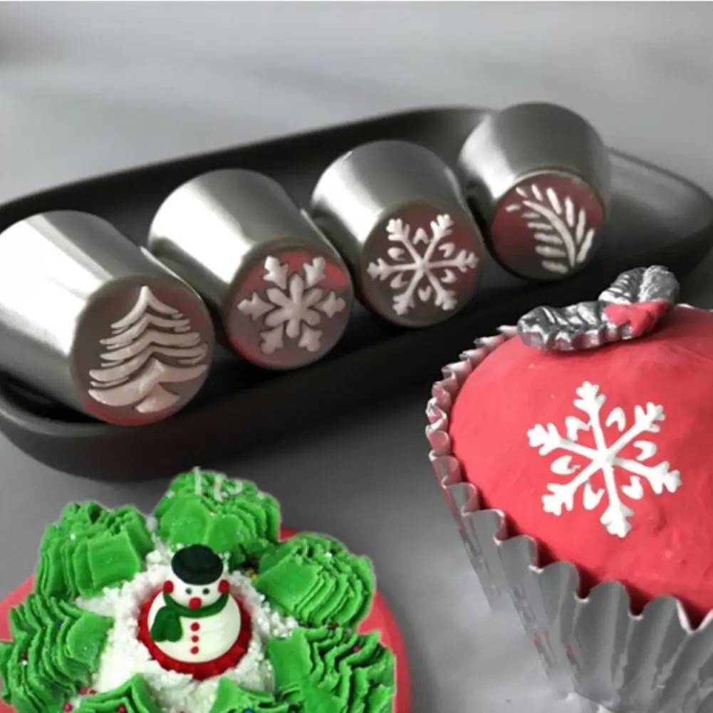 Кондитерская трубка для Рождественского торта форма крема глазури насадка